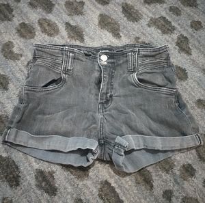 STS Blue High Waist Black Jean Shorts sz 3
